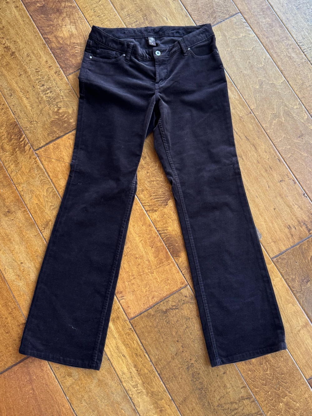 Christopher Blue dark brown corduroy Straight-Leg Jeans